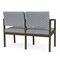 Lesro Lenox 2 Seat Tandem Seating W/ No Center Arm, 43.5 in W 24.5 in L 32 in H LS2101 - alternate 2
